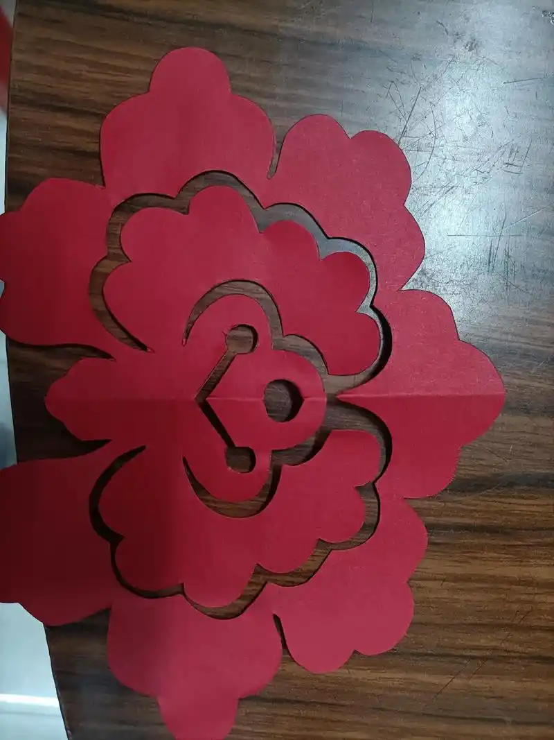 手工窗花剪纸开心就好不必正常