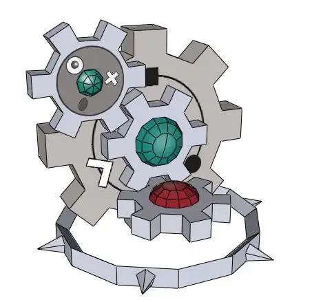精灵宝可梦齿轮怪纸模型