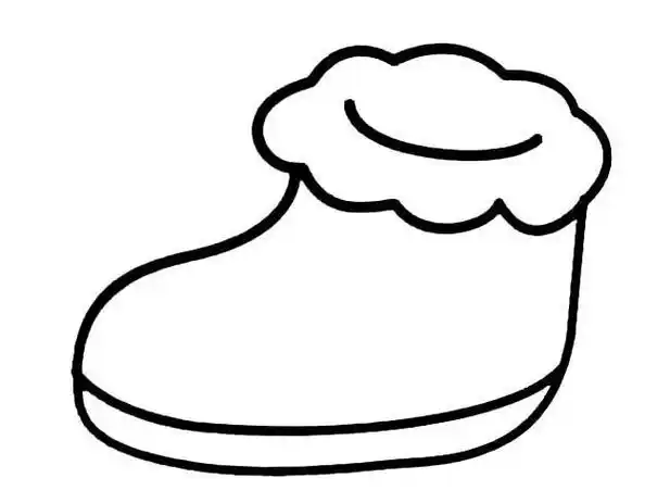 鞋子简笔画图片大全