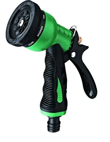 厂家供应7功能喷枪塑料水枪 园林两用喷水枪 塑料喷枪园林工具