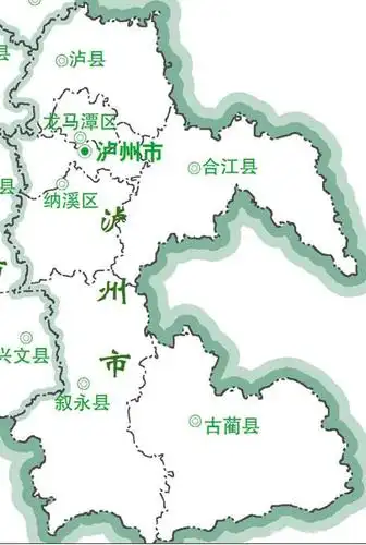 泸州市地图