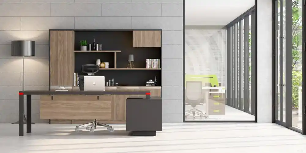 职员办公桌简约现代多人办公家具员工桌屏风卡位办公桌椅组合