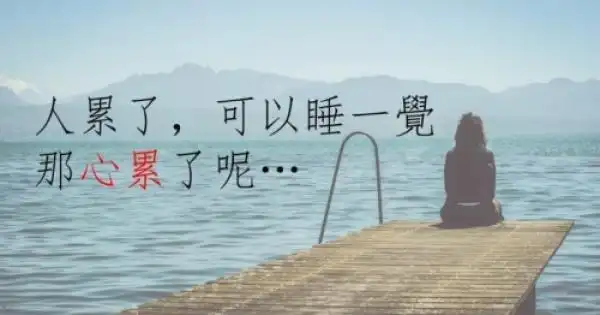 送给所有「心烦,心痛」的人,你并不孤单!