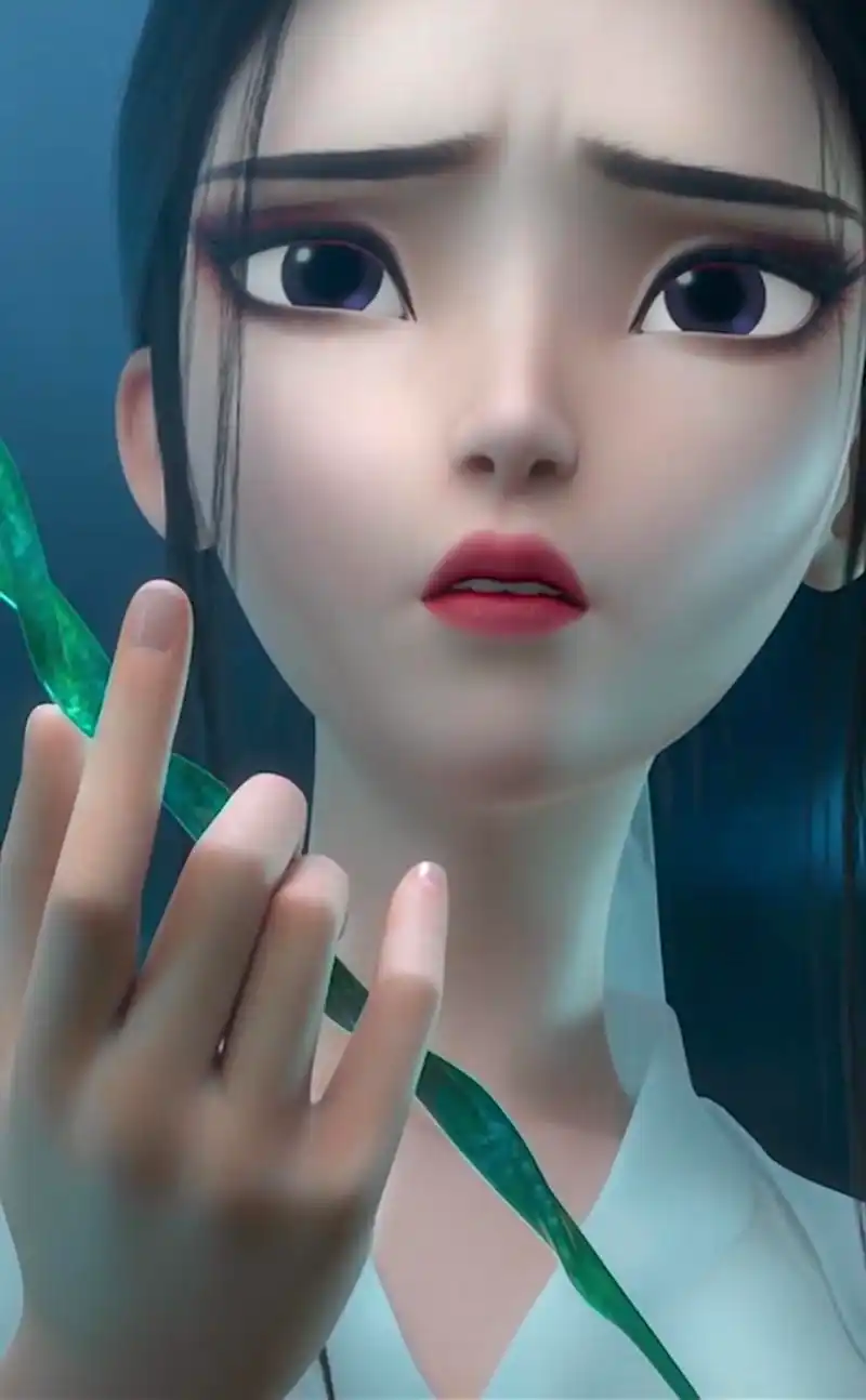 白蛇缘起:小白精美壁纸,纯粹的人妖爱情在小白和阿宣之间产生了