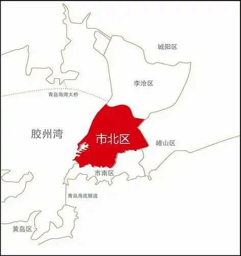 青岛市市北区分哪几个行政区