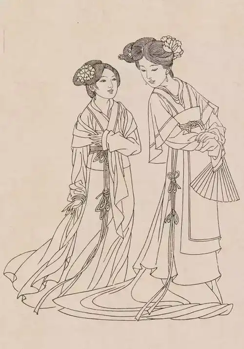 白描丨古代人物,120图|工笔|人物画|中国画|艺术|李公麟_网易订阅