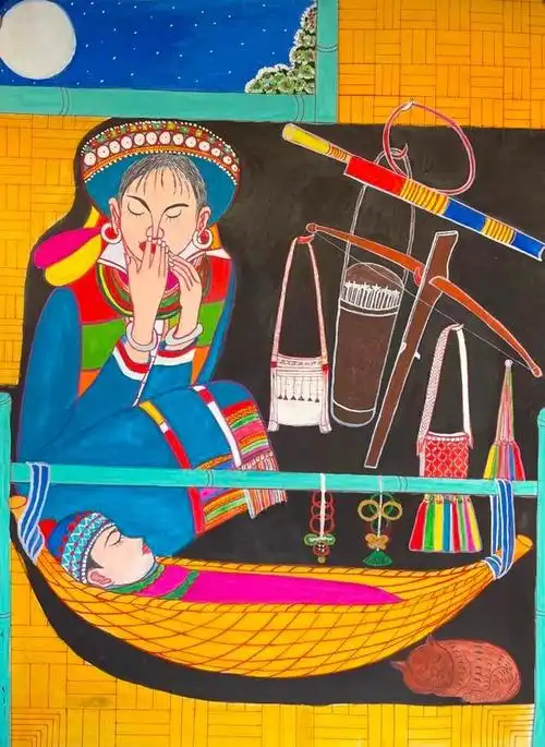 图集丨滇滩傈僳族农民画一