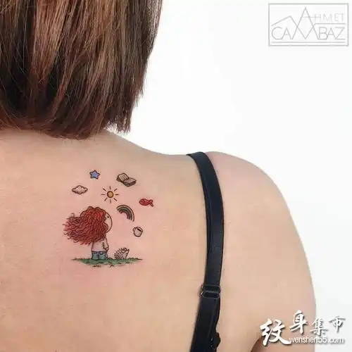 设计感满满的小清新纹身素材手稿图案