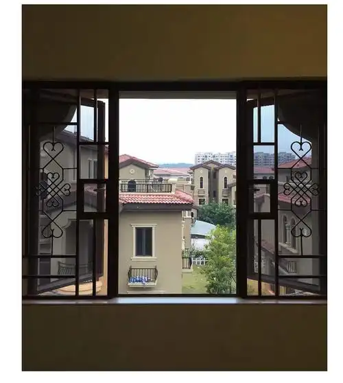 定制一体铝窗花隔断镂空铝板平开窗玄关雕花铝板装饰铝合金窗花