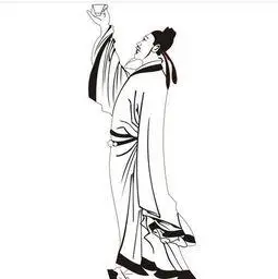 李白简笔画图片大全 李白简笔画图片大全儿童版