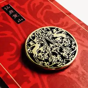 长沙马王堆徽章胸针中国古风文创湖南省旅游纪念品辛追博物馆