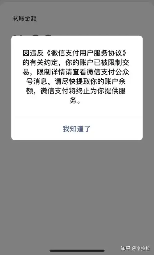 微信支付限制.有人能处理吗 - 知乎