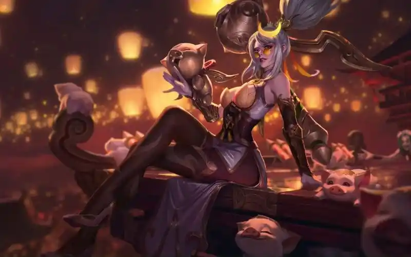 【lol皮肤预览】至臻 烈焰美人 - 薇恩