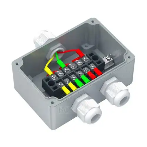 铸铝分线盒,一进二出分线盒