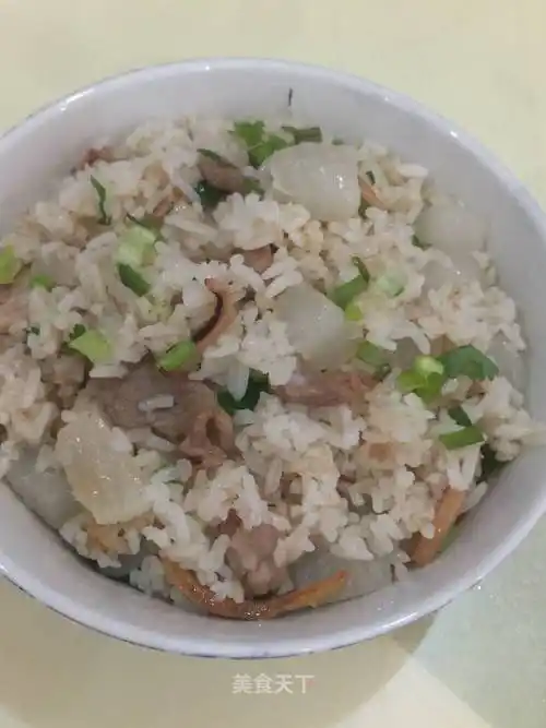 白萝卜饭的做法步骤