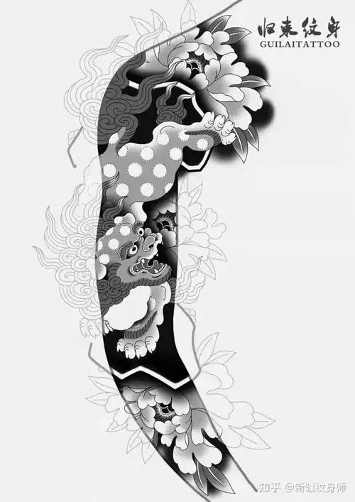 老传统纹身手稿分享