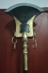 新水浒传鲁智深水磨禅杖月牙铲影视道具