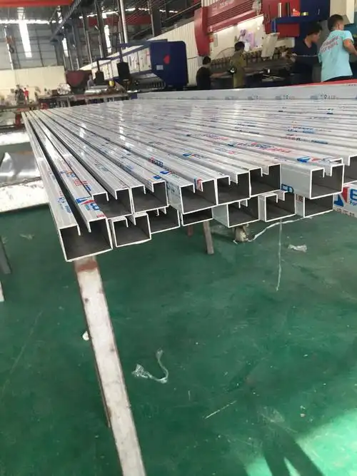 钛金玫瑰金不锈钢玻璃固定卡槽边框玻边条包边卡口u型槽凹型