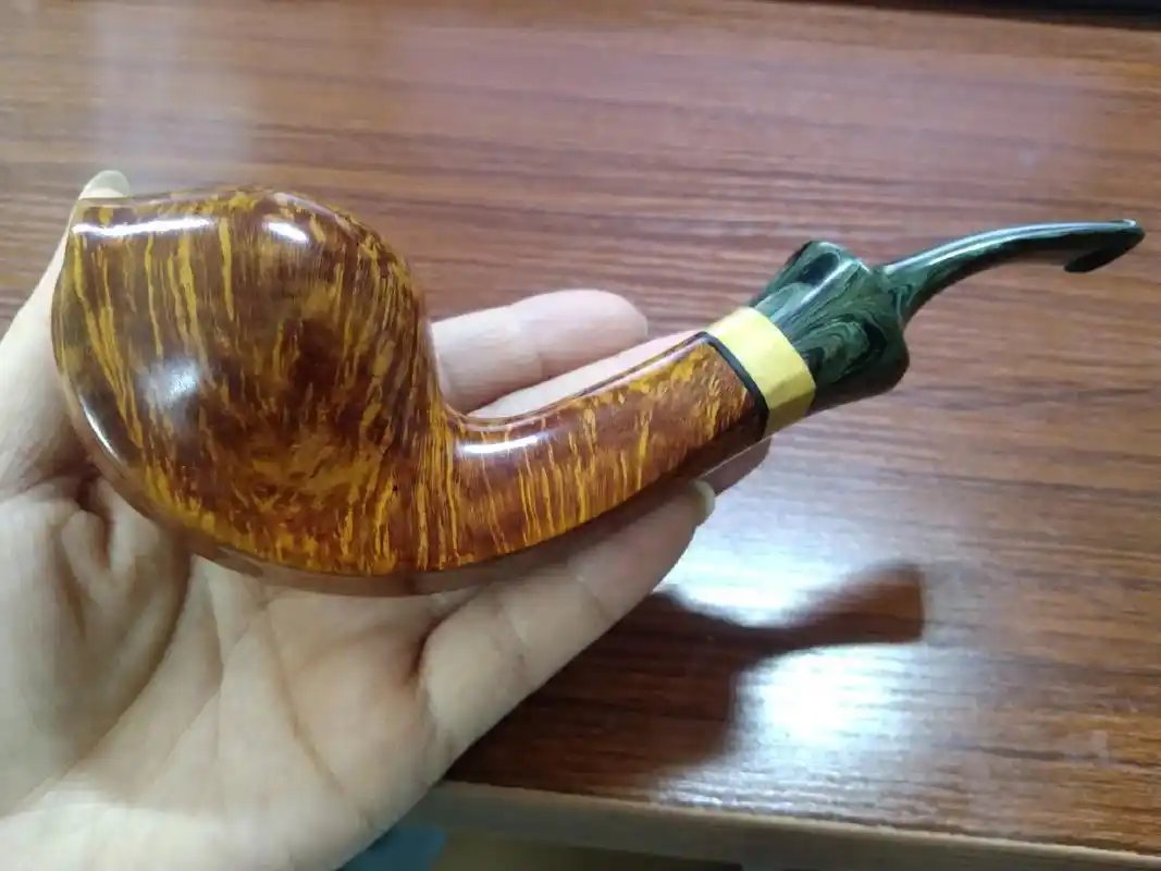 阳光正好微风不燥万物可爱石楠木手工精品烟斗漂亮的纹路坎伯兰斗嘴