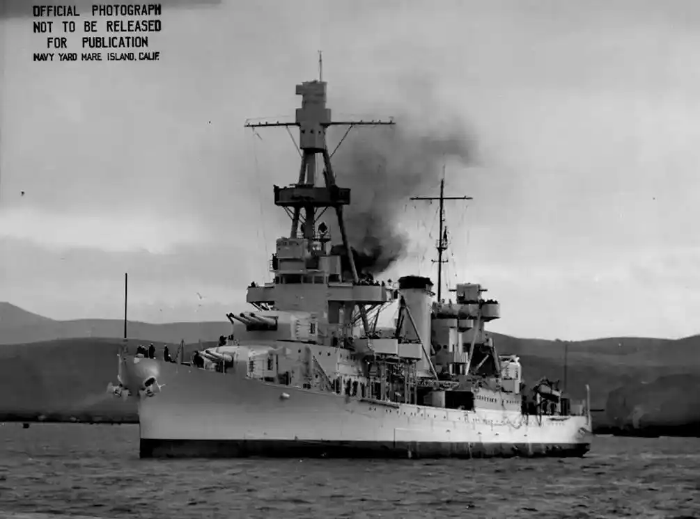 舰船欣赏:美国海军 彭萨科拉级重巡洋舰