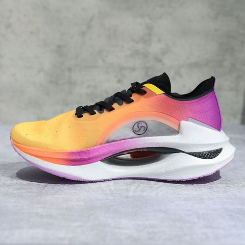 李宁绝影男子2021款极光蓝钛空42减震回弹跑步鞋arhq245arrs001