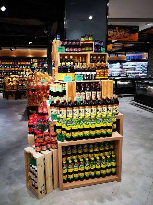 干性食品陈列图片汇总 写美篇干性食品 组合堆码 错层端头 高架美陈