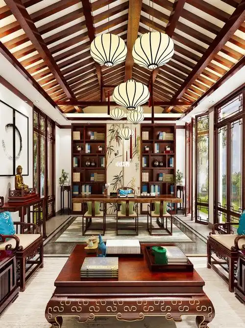 锦堂花笺香云端上书房唐代书房设计