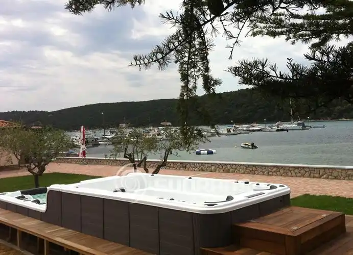 户外泳池浴缸,8米泡池,swim spa, 多人按摩spa