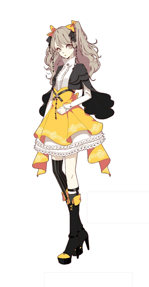 可爱动漫女生全身图 人体临摹素材