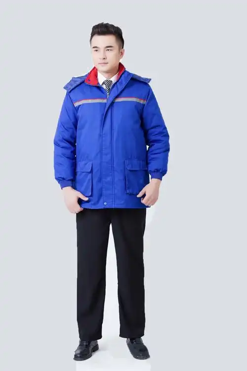 防静电棉工作服 棉衣中长款活里活面电厂加油站石油化工车间