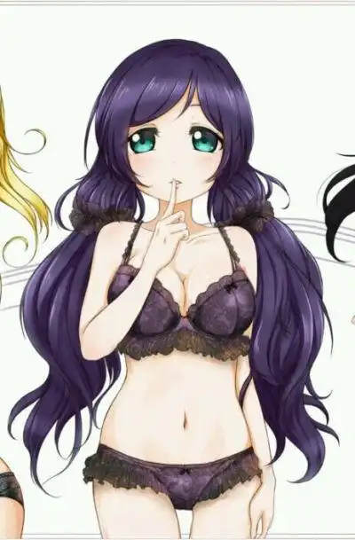 动漫 二次元 同人 lovelive 东条希 内衣系列