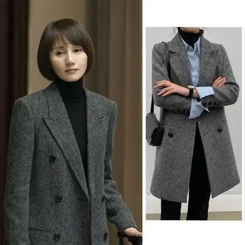 唐晶同款西装外套搭配|唐晶同款西装外套穿搭|唐晶同款西装外套品牌