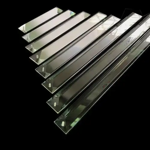 水晶灯配件水晶长条三角条长条玻璃条吊坠diy门珠帘隔断长方片22100mm