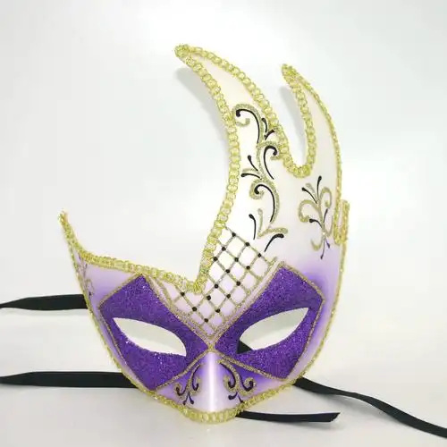 狂欢节化装舞会面具闪光威尼斯派对舞会面具女式男式派对配饰