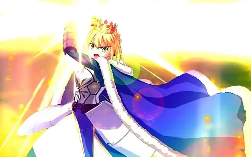【fgo】呆毛王阿尔托莉雅 二改后战斗模型 宝具演示