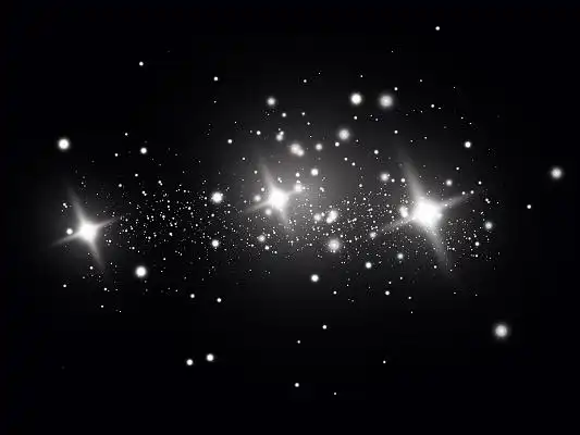 白色光线光点光效光png素材元素白色光点光斑光效光线