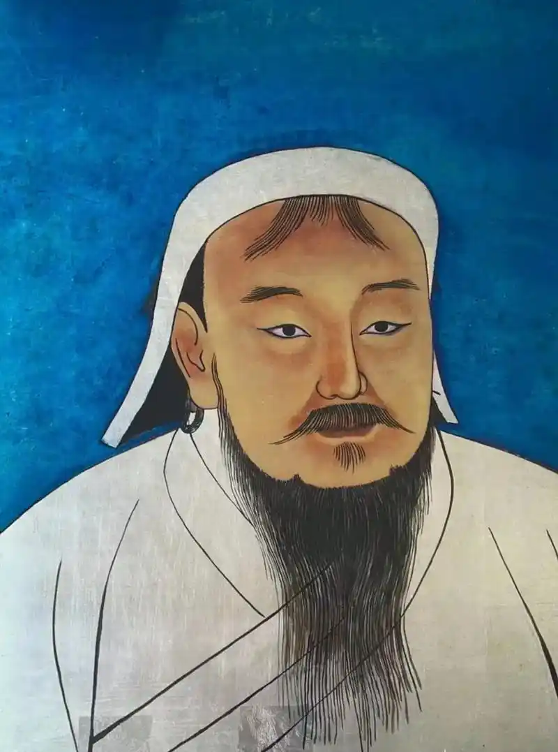 #成吉思汗画像 #蒙古国 - 抖音