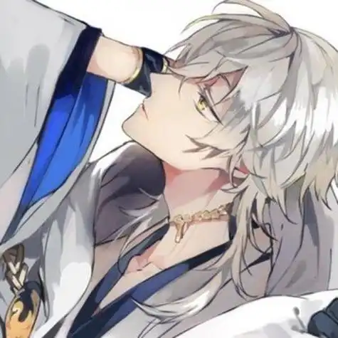 二次元男神头像帅气二次元高冷侧脸男生头像图片