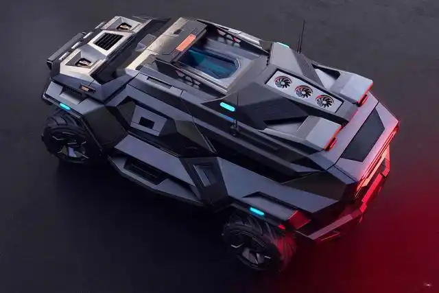 将豪横进行到底:保加利亚科幻风格的装甲suv——amortruck