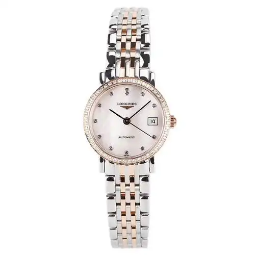 九九新浪琴博雅系61原列69镶钻贝母面61动自69机械女表