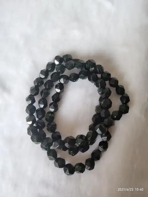 生命之光绿砂石多圈手串