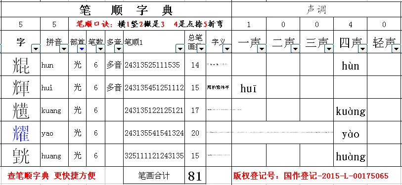 光字偏旁十三划字有哪些