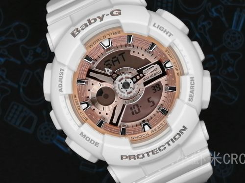 卡西欧babyg防水女表ba1107a11a1127abecfrg日韩腕表