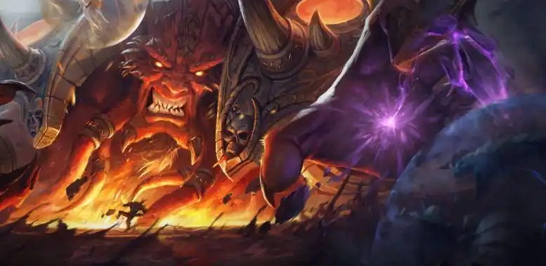 wow7.0玩家原创画作:愤怒的"欺诈者"基尔加丹