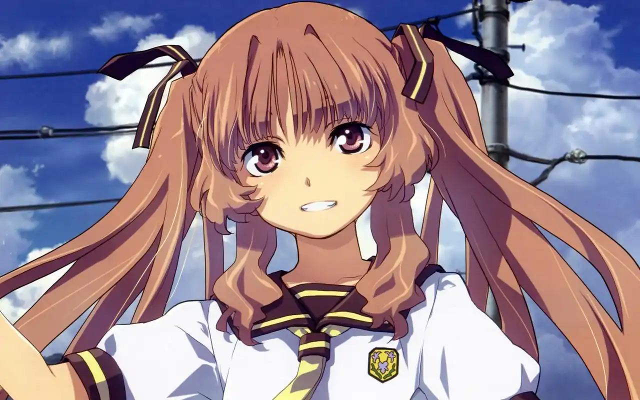 日系二次元动漫美少女高清图片桌面壁纸