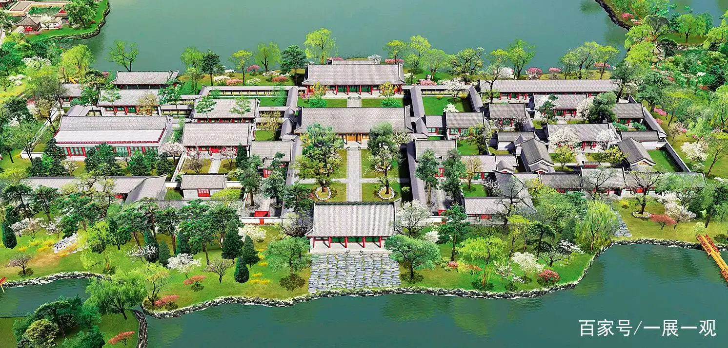 经过努力,圆明园中原帝后寝宫,九洲清晏的复原设计宣告完成