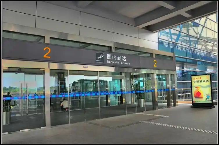 长沙黄花机场接机大厅掠影