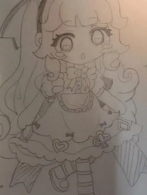 绘画.迷你世界爱丽丝