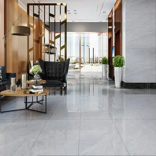 古达灰色客厅简约地砖600x1200通体大理石瓷砖地板砖背景墙大板
