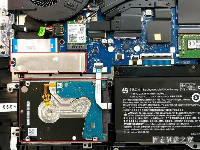 惠普pavilion gaming 17 2019拆机:入门级游戏币,五脏俱全!